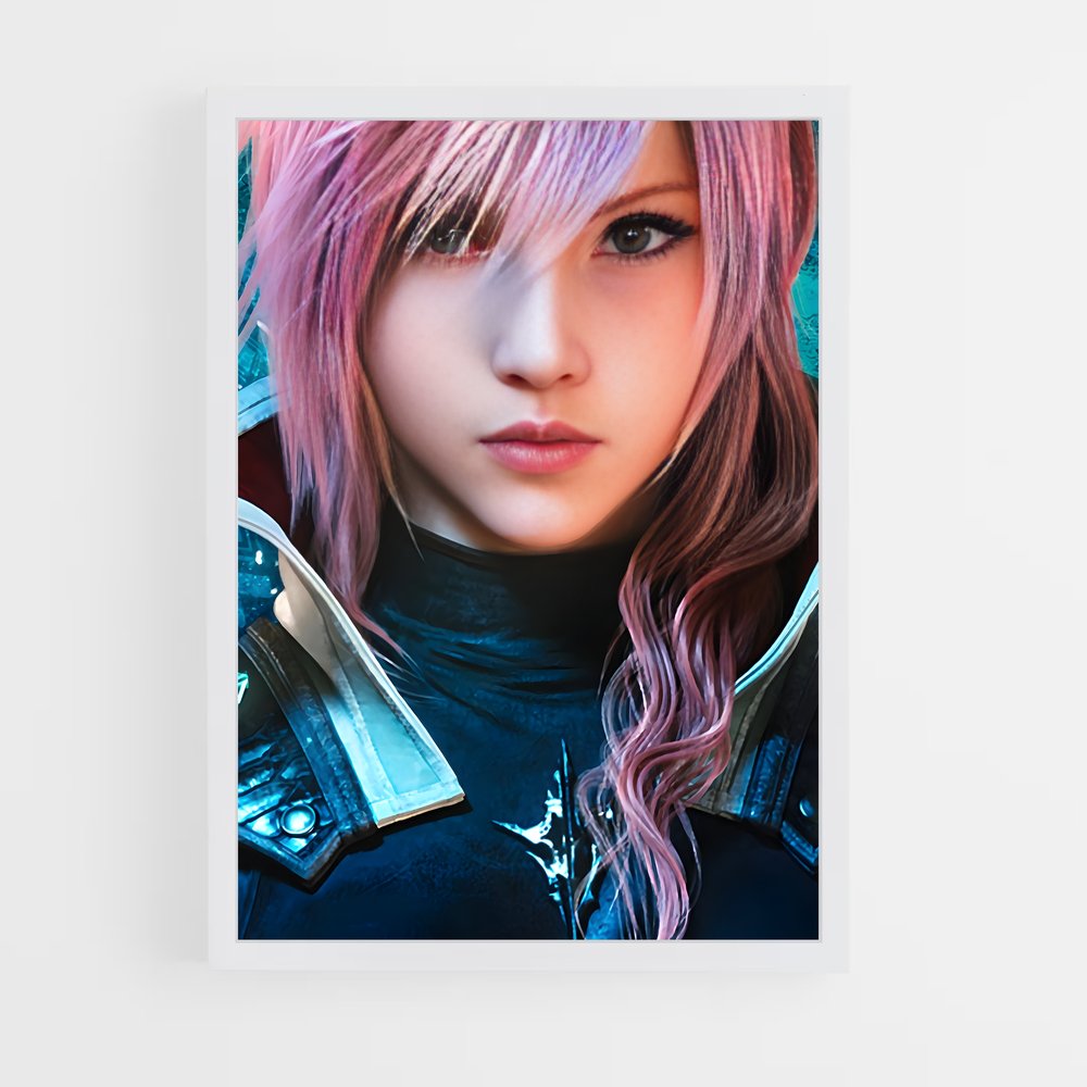 Poster Éclat de Foudre – affiche Final Fantasy (vue 3)